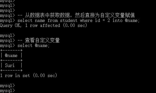 mysql 表变量 使用_赋值_09