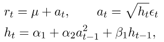 garch拟合后残差进行arch效应检验 python_随机波动率_04