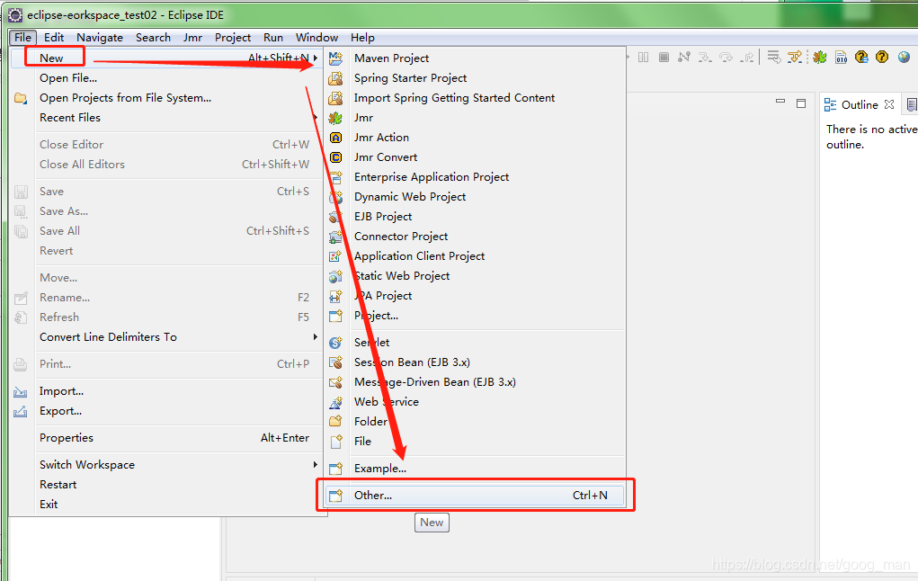 STS maven导入其他项目_eclipse配置Maven_16