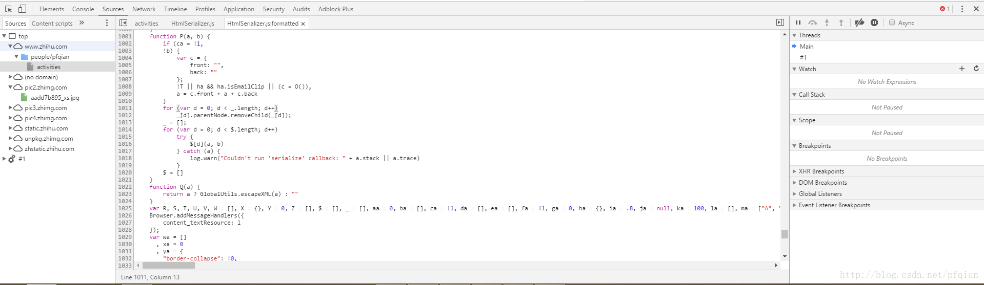 浏览器开发者工具设置sourcemap_HTML_07