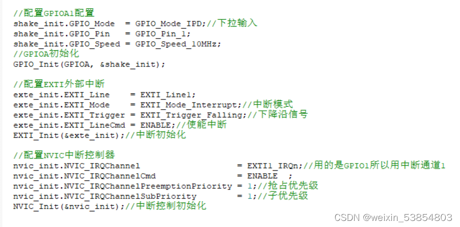 STM32CubeMX配置STM32F103C8T6的外部中断按键_嵌入式硬件_08