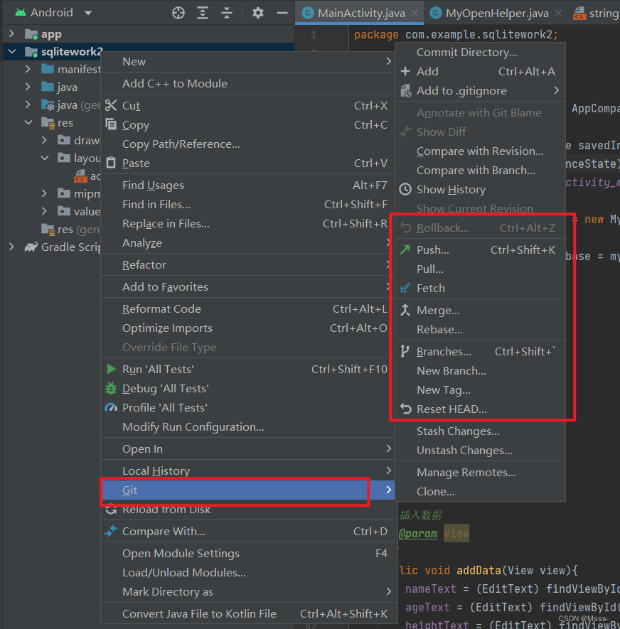 android studio 没有反应_git_16