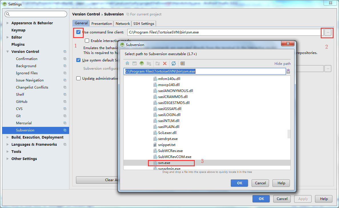 Android stusio 配置svn_git_07