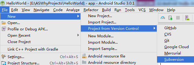 Android stusio 配置svn_Android_33