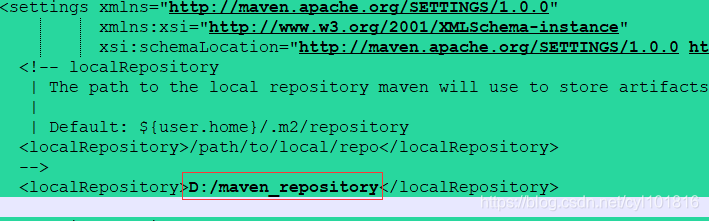 maven修改settings文件内容_xml_04