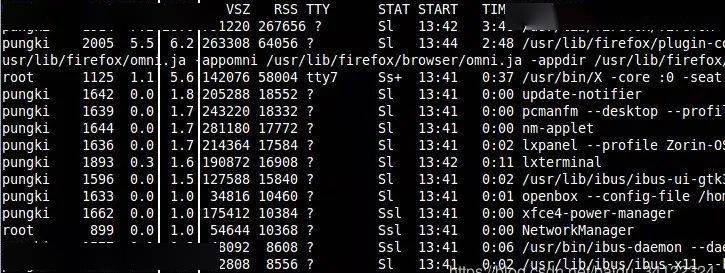 java 查看所有进程内存使用_进程状态_06