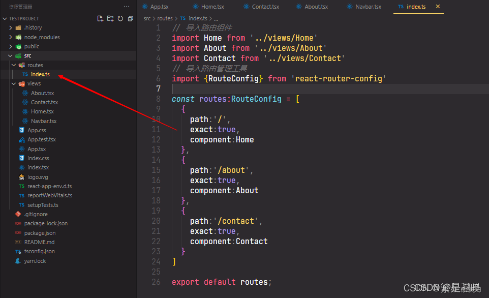 react ts项目 declare namespace_typescript_06