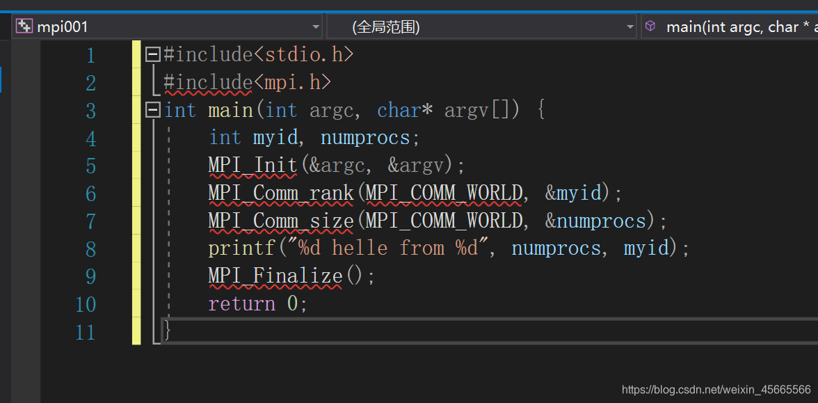 vs2019配置MPI环境_c++_13