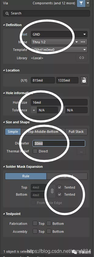 altium designer pcb 部分区域不加阻焊_stm32_02