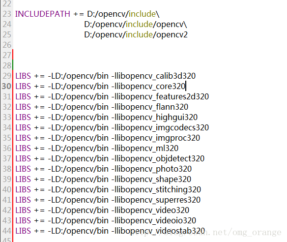 qt依赖opencv_opencv_25