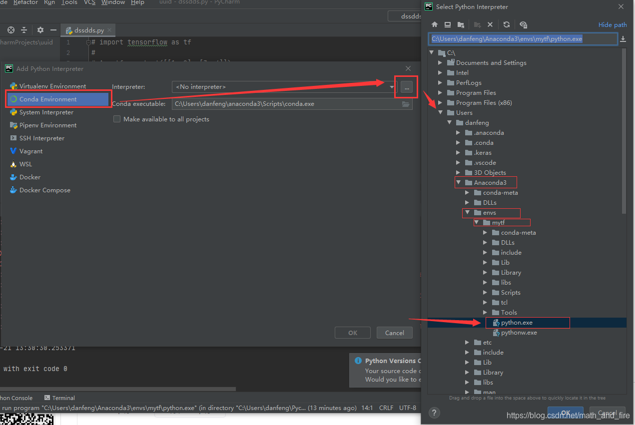 pycharm2020支持python的版本_tensorflow_16