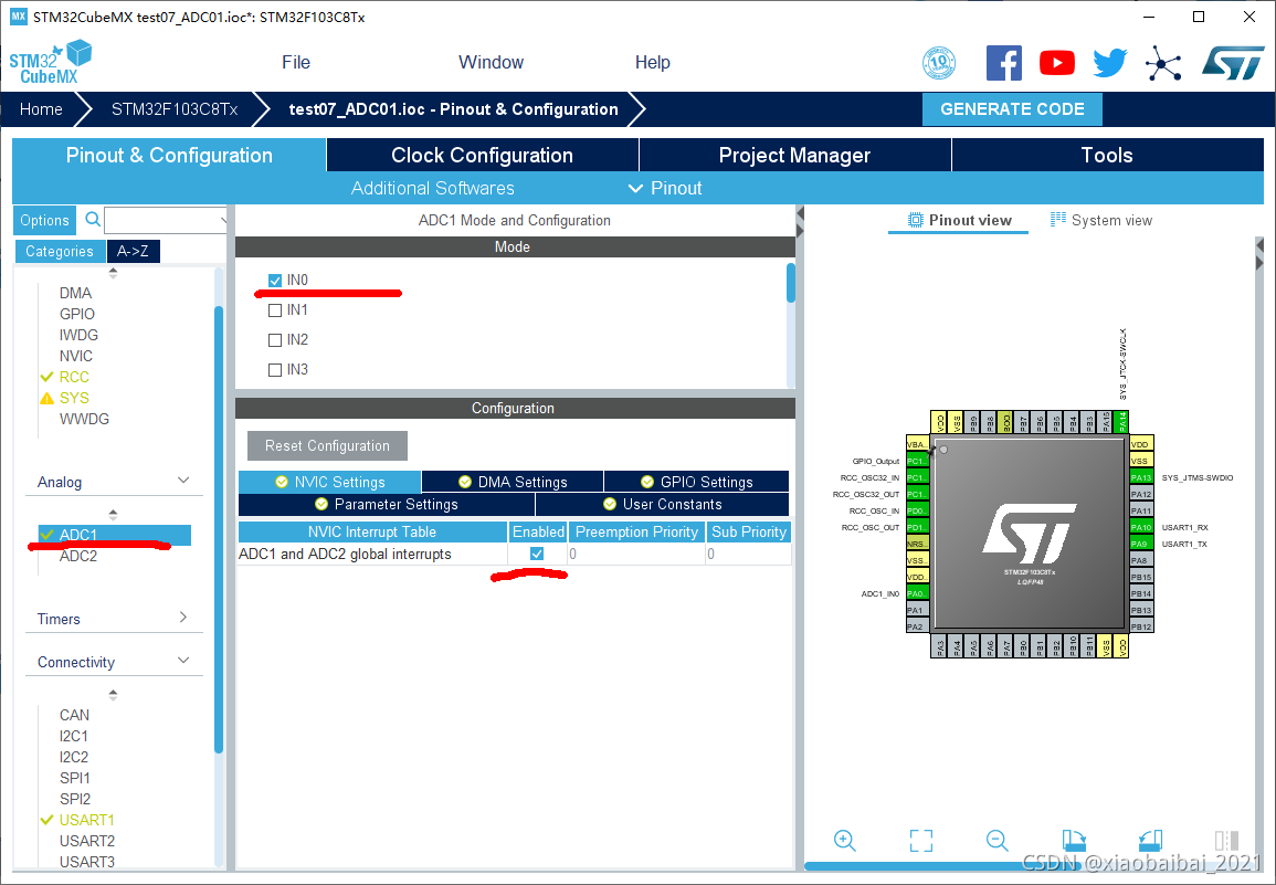 stm32f103c8t6 cubemx配置ADC中断方式_上传