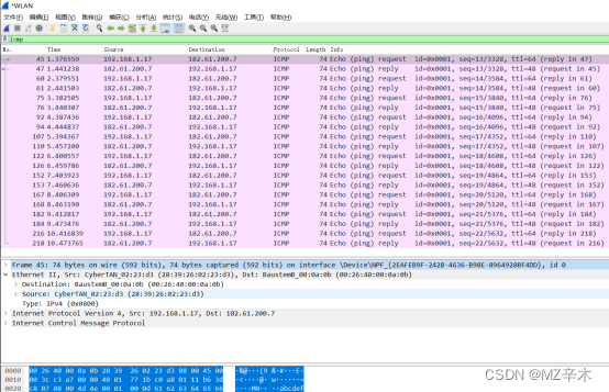 wireshark 分组字节流灰色 点击不了_网络协议_02