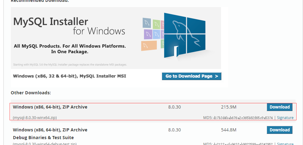 mysql8 mysql5_windows