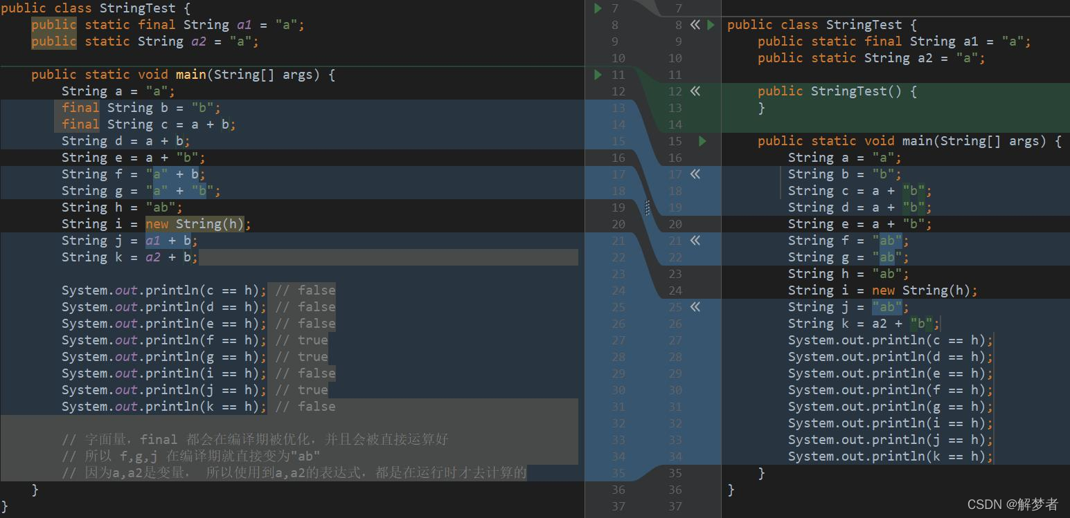 java循环字符串月份起止字段_String_03