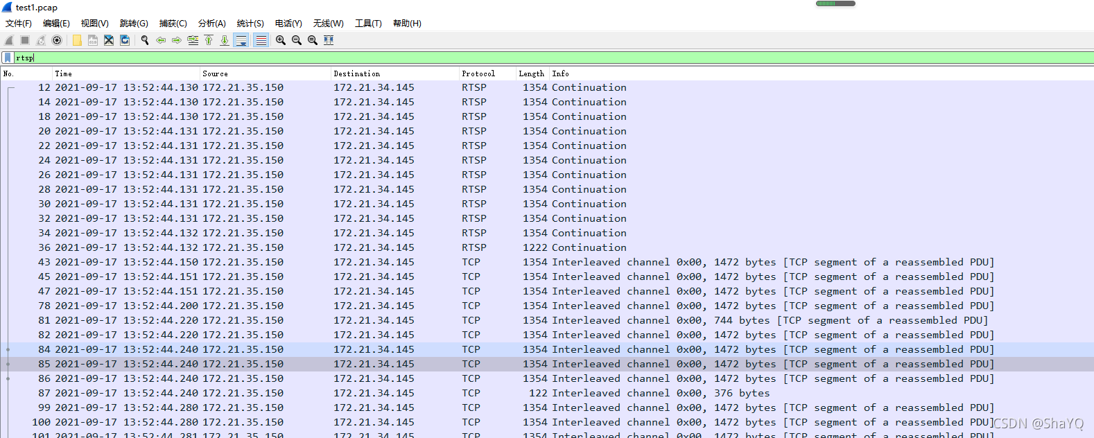 wireshark rtsp抓到的全是udp_ide_05