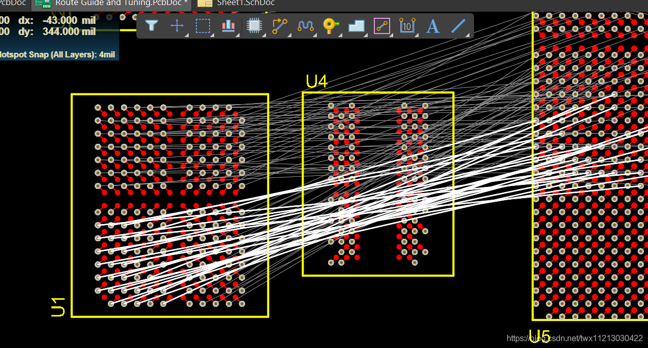 altium designer等长线3W规格_ActiveRoute_04