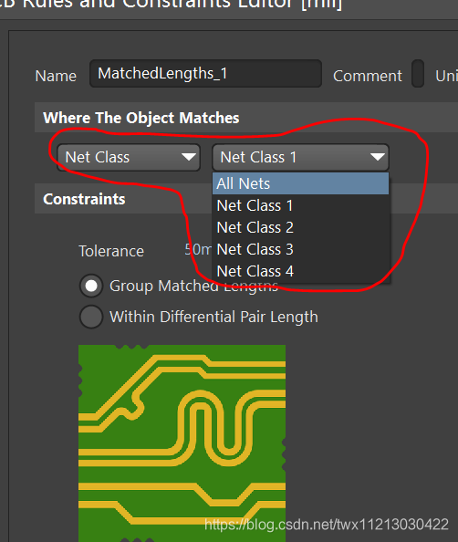 altium designer等长线3W规格_高亮显示_19