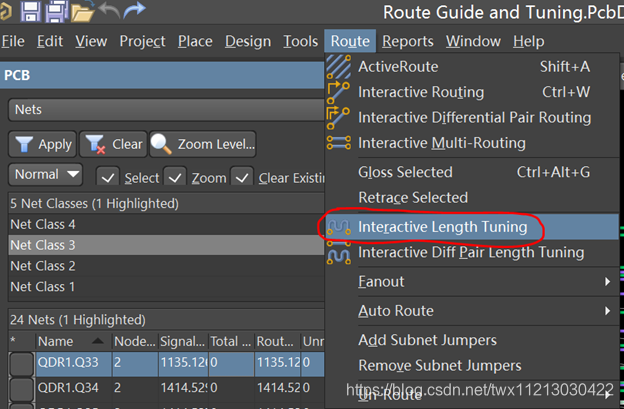 altium designer等长线3W规格_高亮显示_29