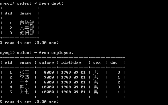 mysql 多值_ 多表