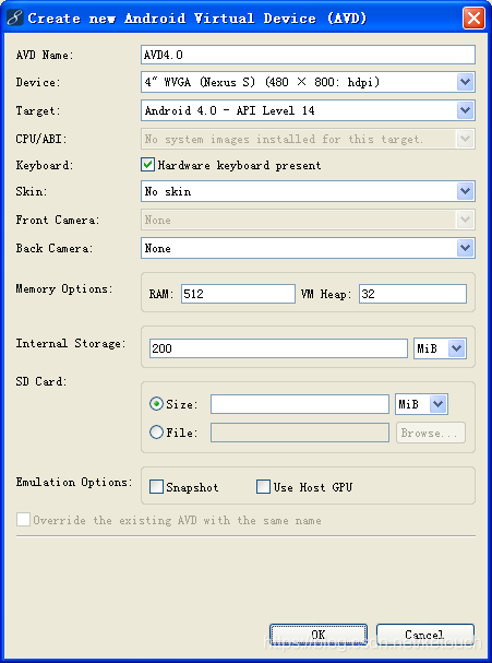 Android手机模拟cpu_eclipse