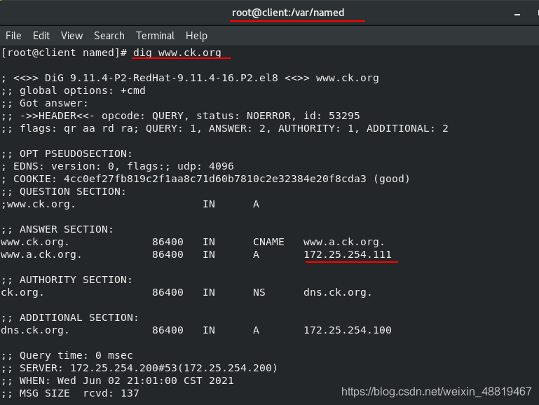 centos搭建dns服务器并设置转发器_tcp/ip_35