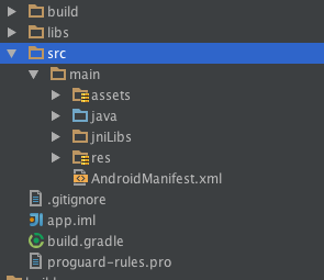 Android studio 代码目录合并 展开_Android studio_02