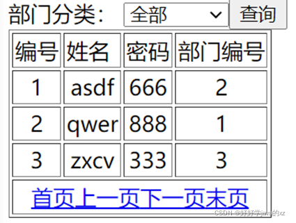 JAVA 实现下拉列表代码案例_vue.js_03