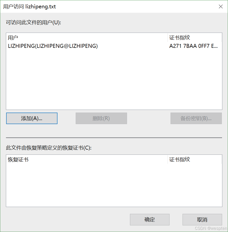 Windows文件加密系统（EFS）详解_ci_10