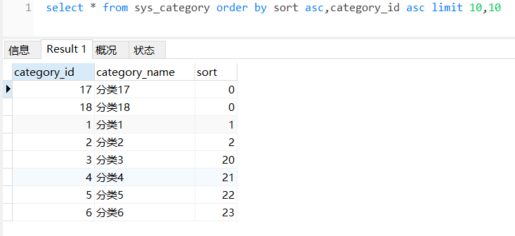 ruoyi mysql 加入排序后分页不正常_MySQL_05