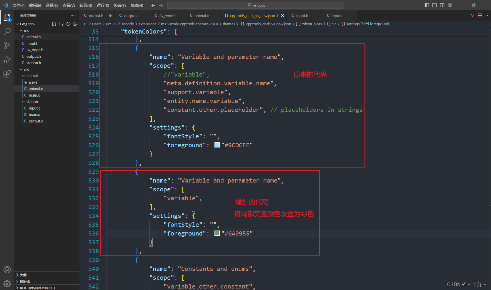 vscode 使用rem_局部变量_06