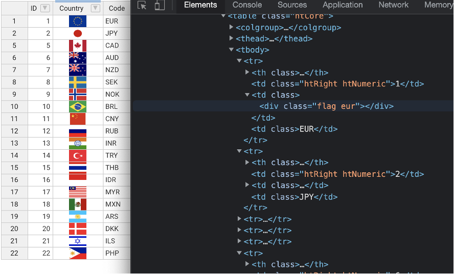 JavaScript 实现表格渲染_javascript