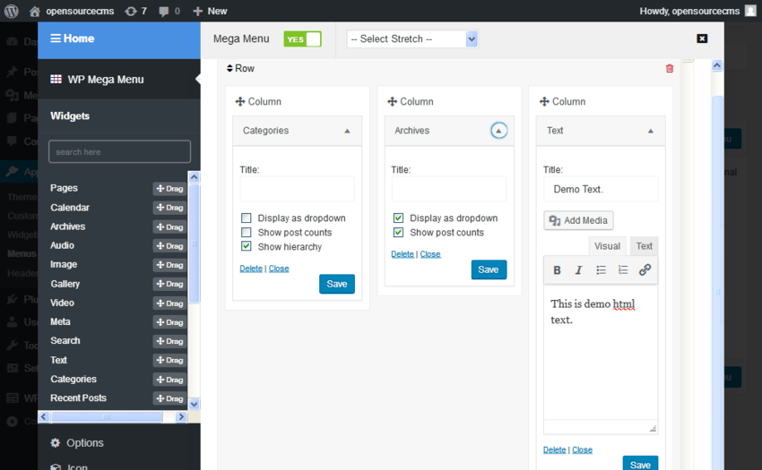 WordPress 菜单代码_python_06