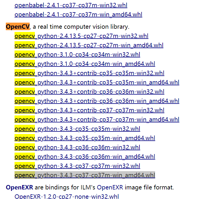 windows opencv3 安装包_Python_04