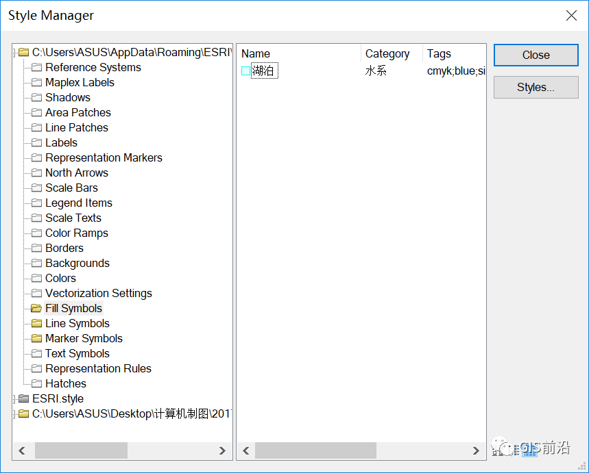 arcgis DEM制作地形图_arcgis样式管理器为空_75