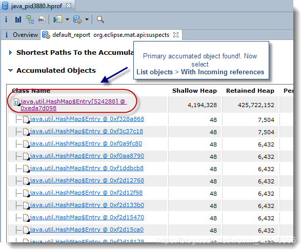 Memory Analyzer shallow heap单位_java_08