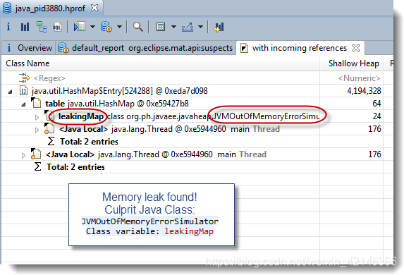 Memory Analyzer shallow heap单位_java_09