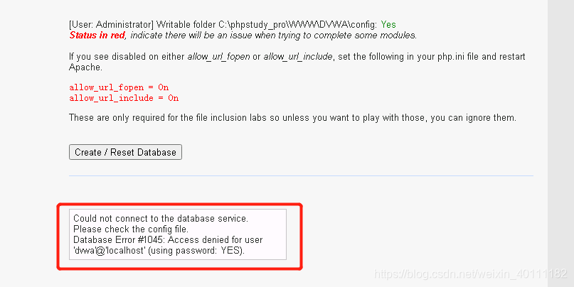 zabbix无法连接到数据库 Access denied for user_php_02