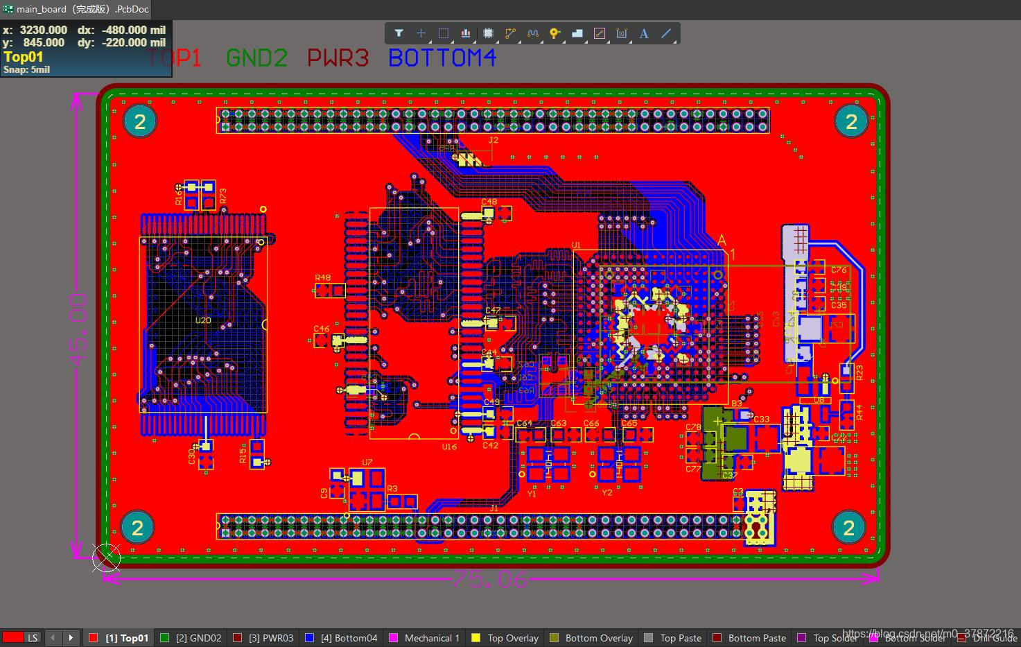 altium designer 16 导出netlist_PCB