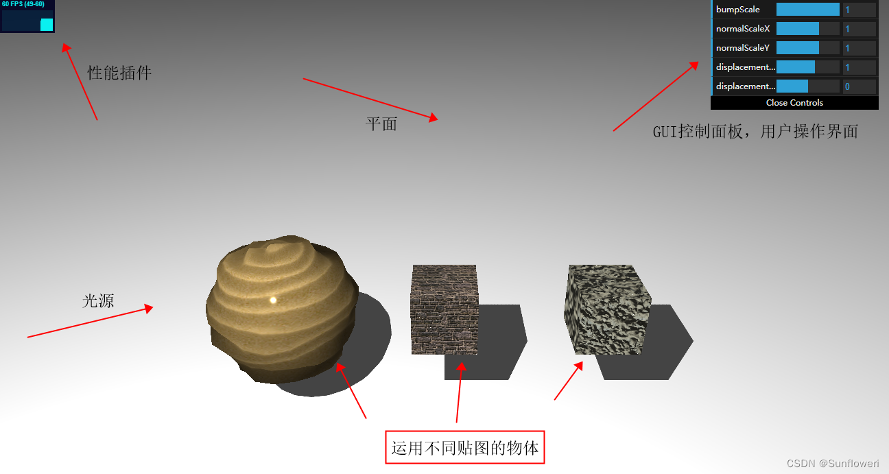 threejs MeshStandardMaterial 贴图_前端