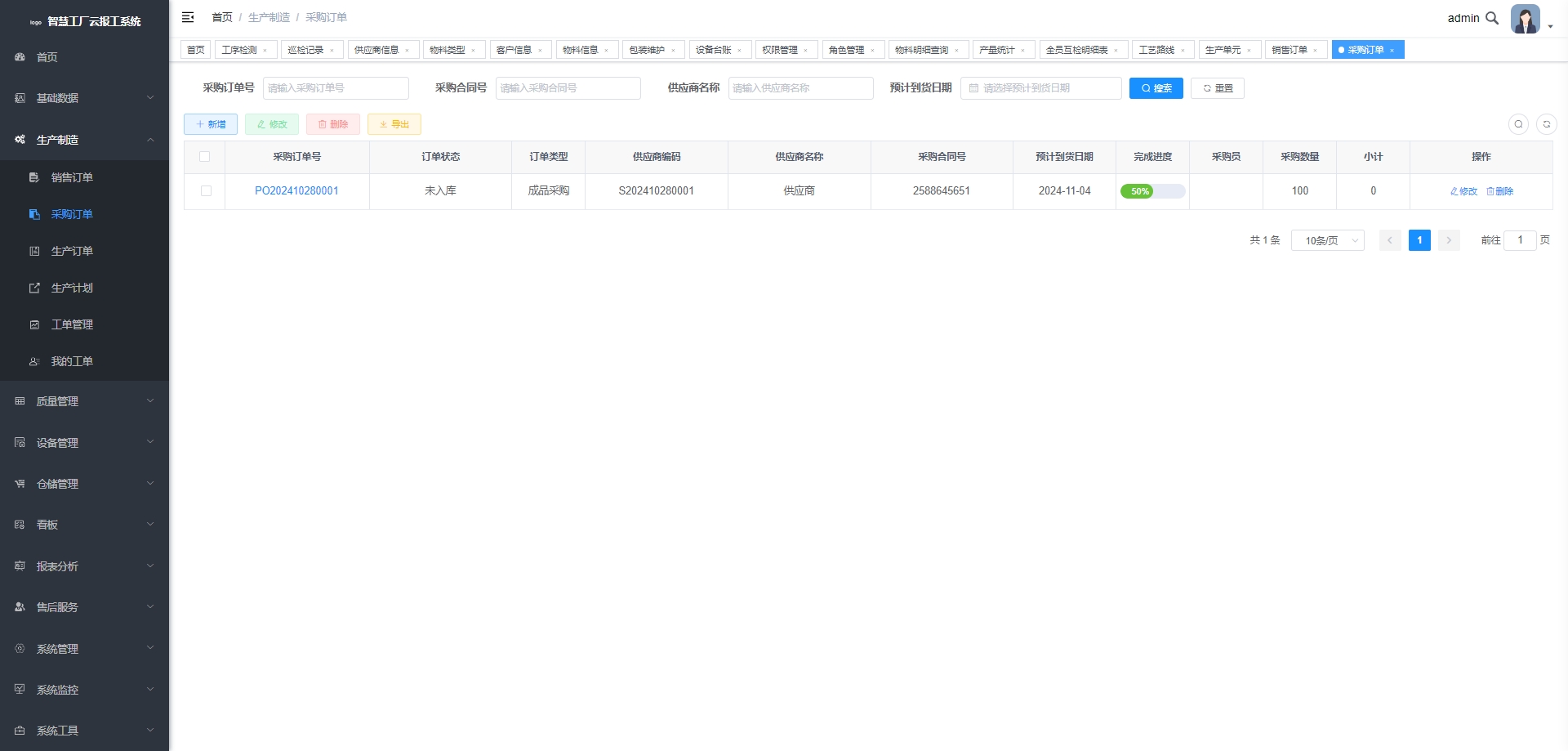 智慧工厂云报工系统（源码+文档+部署+讲解）_系统源码_03