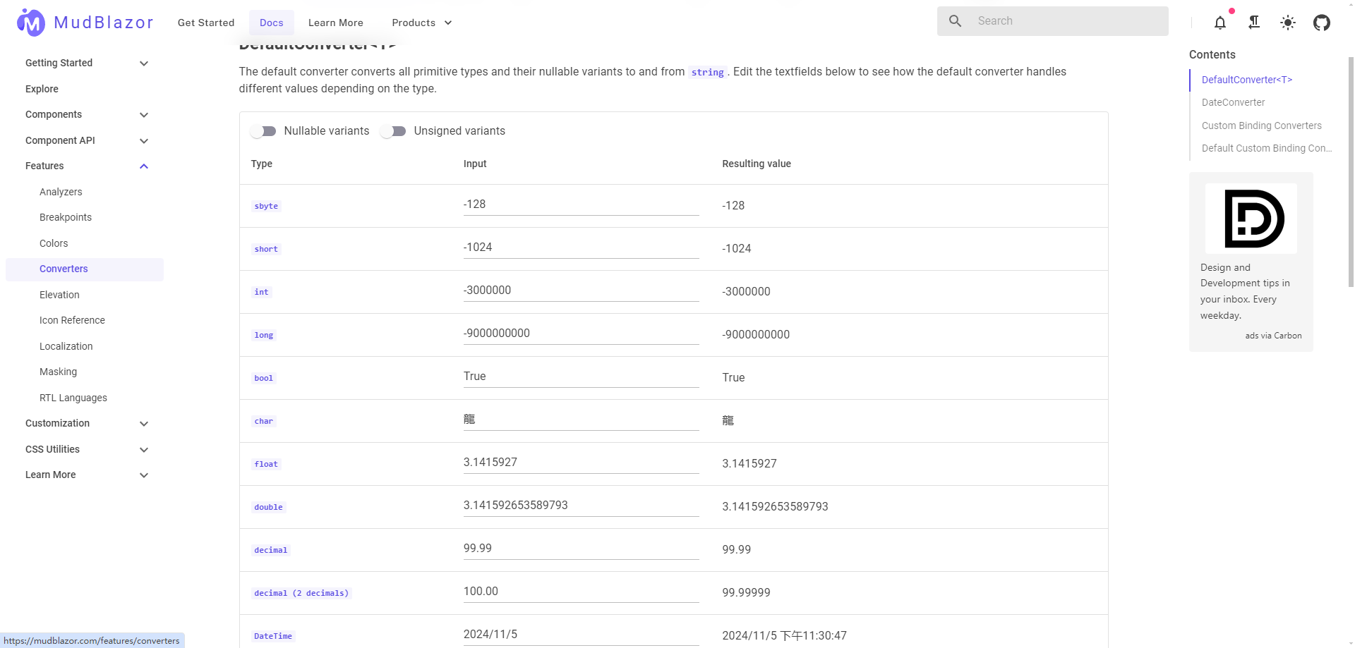 MudBlazor：基于Material Design风格开源且强大的Blazor组件库_源地址_06