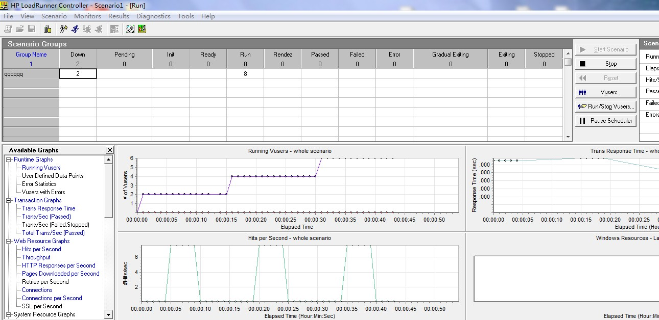 loadrunner mysql 操作_虚拟用户_17