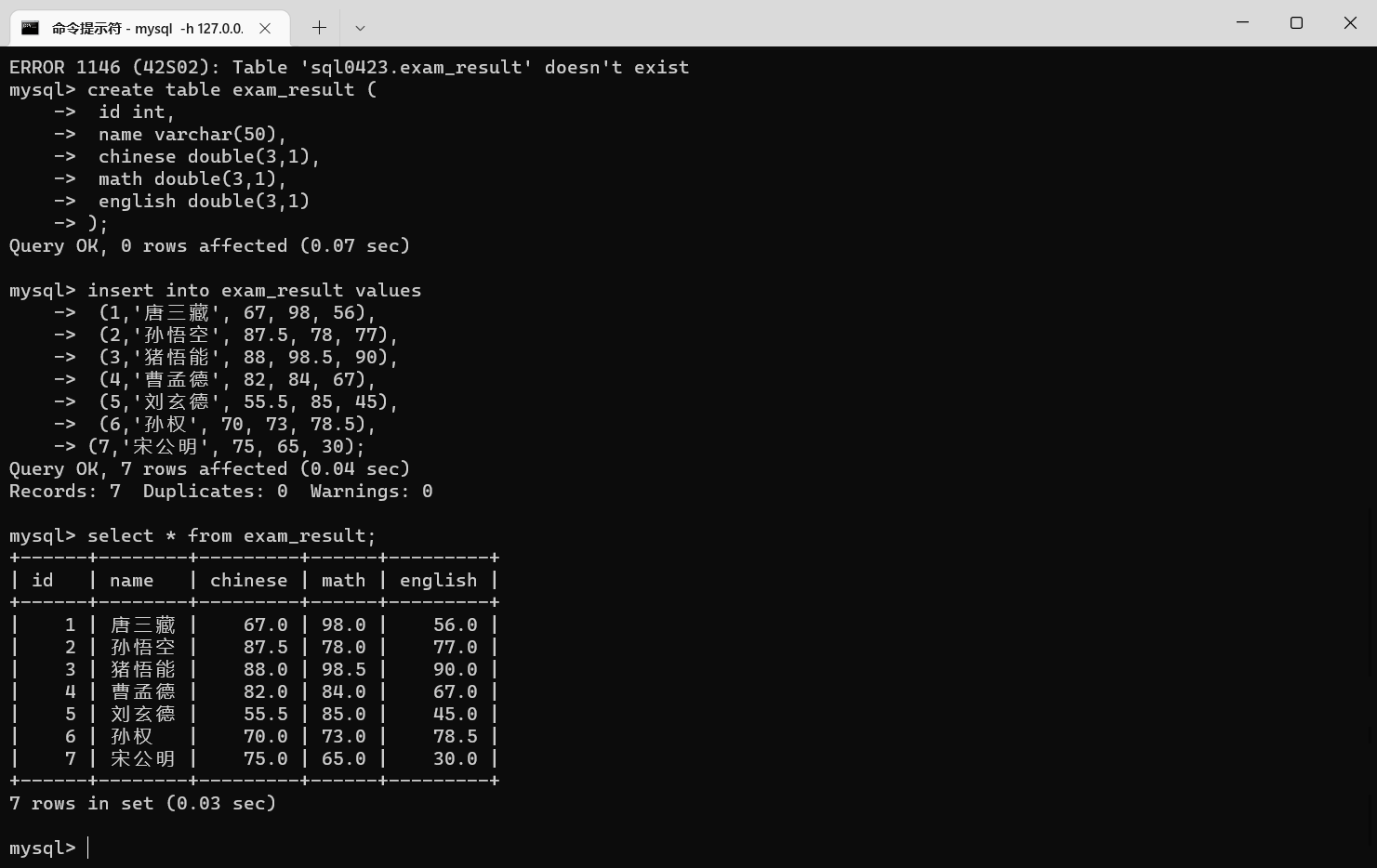 mysql数据太少还会走索引吗_sql_10