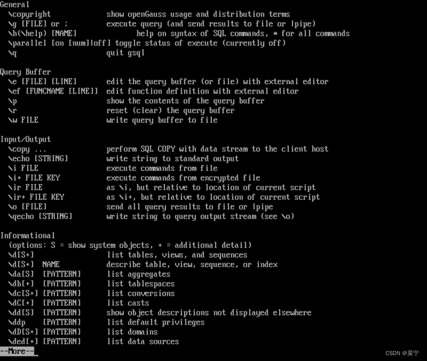 opengauss 与mysql 建表语句区别_harmonyos_21