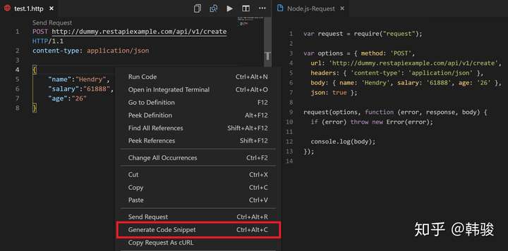 vscode rest client_API_03