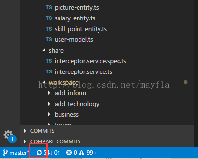 vscode 中有两个git远端仓库_github