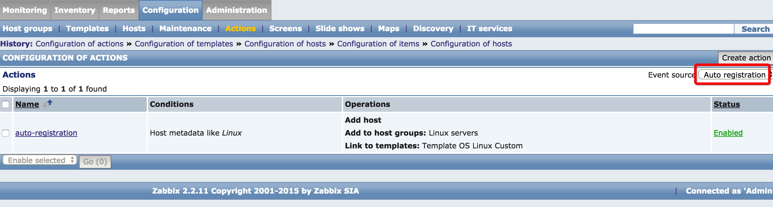 zabbix host添加agent_linux