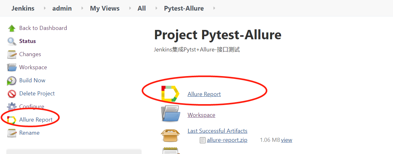 Jenkins 配置 allure report_命令行_13