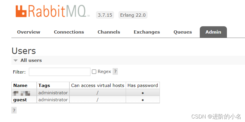 RabbitMQ Management默认口令_spring boot_10